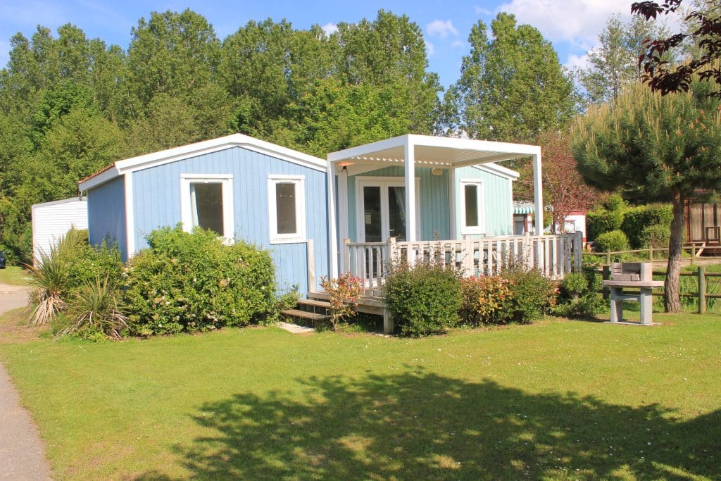 Mobil-home avec terrasse proche du Tréport - Camping le Marqueval